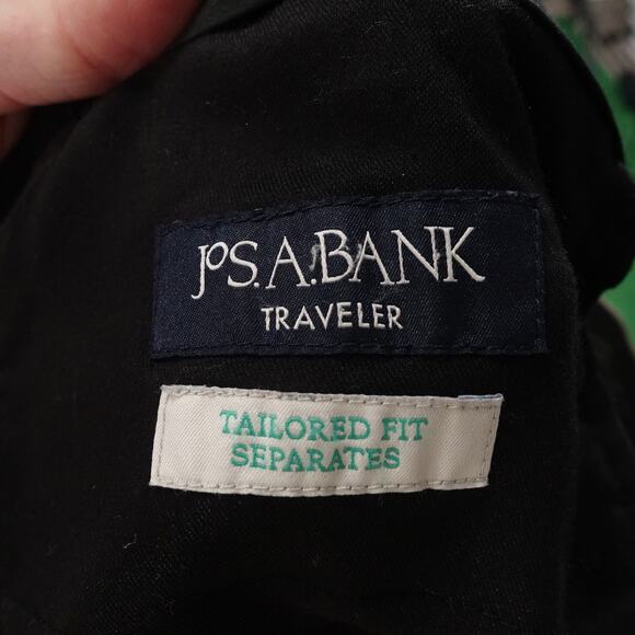 JOS A BANK TRAVELER TAILORED FIT SEPARATES FLAT FRONT DRESS PANTS 36X28 **READ - Picture 6 of 7